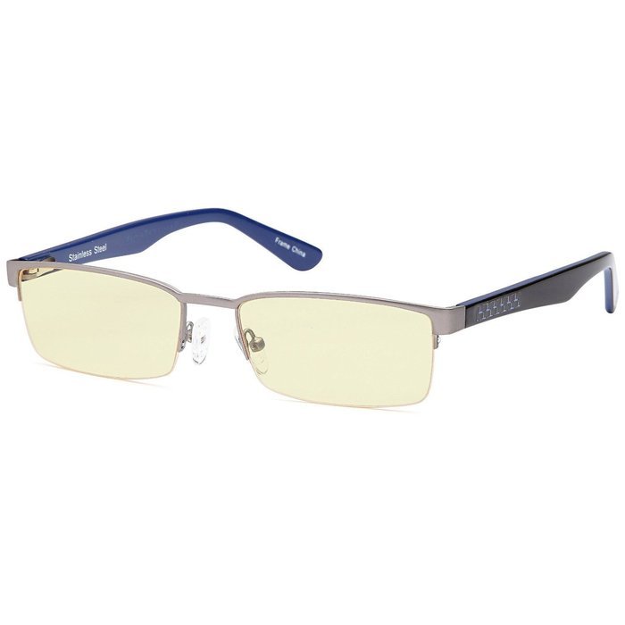 GAMMA RAY 007 Harmful Blue Light Shield Gaming Glasses with Minimal Color Distortion Anti Screen Glare, UV and...