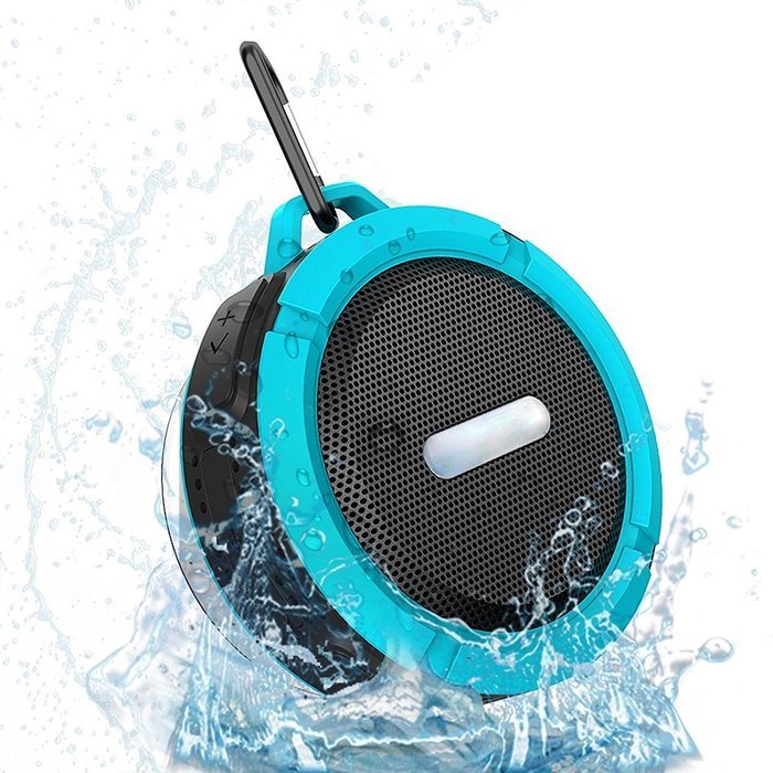 Waterproof Wireless 3.0 Bluetooth Speaker with Microphone and Suction(Teal) N6