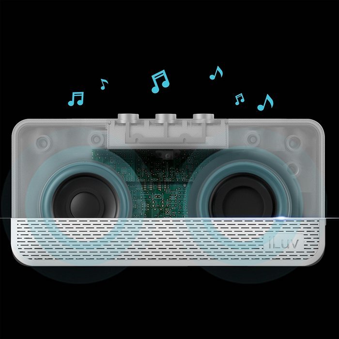 Aud Mini by iLuv (Ultra Slim Pocket-Sized Portable Bluetooth Speaker) for Apple iPhone, Apple iPad, Samsung GALAXY... N4