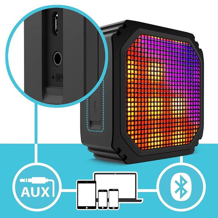 Aud Mini by iLuv (Ultra Slim Pocket-Sized Portable Bluetooth Speaker) for Apple iPhone, Apple iPad, Samsung GALAXY... N8