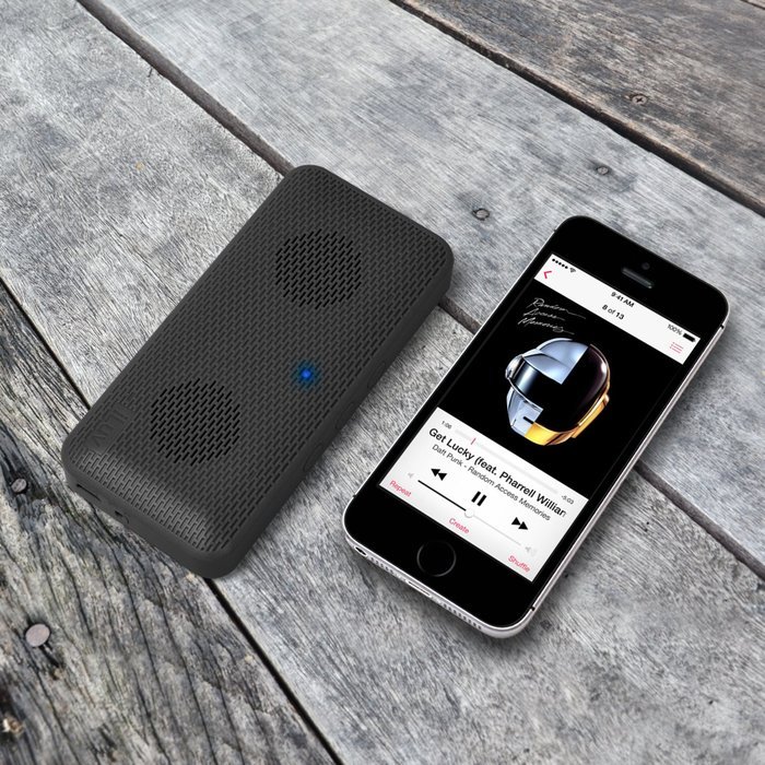 Aud Mini by iLuv (Ultra Slim Pocket-Sized Portable Bluetooth Speaker) for Apple iPhone, Apple iPad, Samsung GALAXY... N32