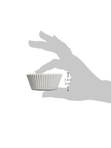 Green Direct Standard Size White Cupcake Paper/Baking Cup/Cup Liners, Pack of 500 N2