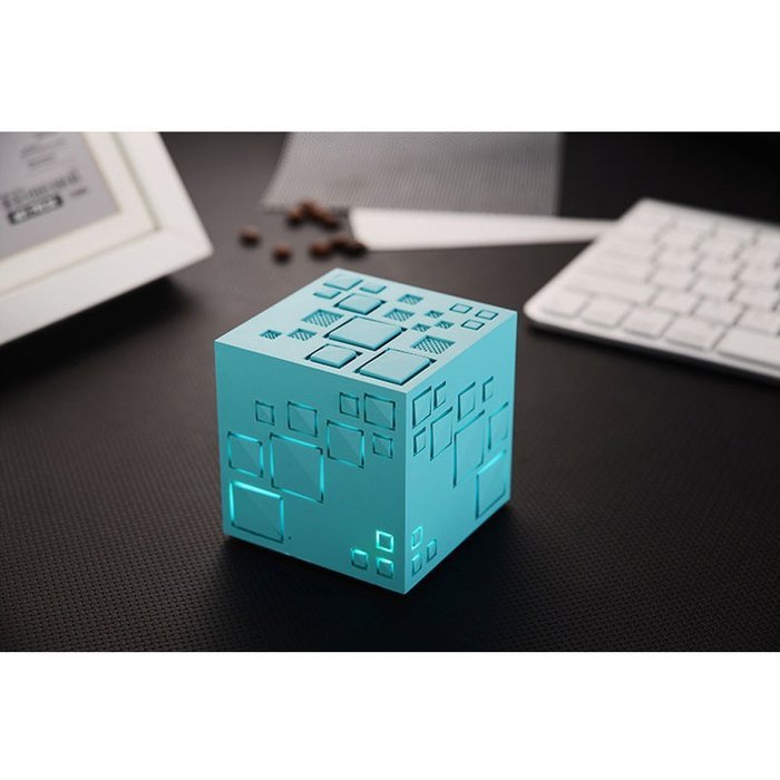 iSTYLE Portable Bluetooth Speakers Q+ ,Cube Wireless Stereo Led Light speaker,Support TF Card FM Radio,for iPhone... N14