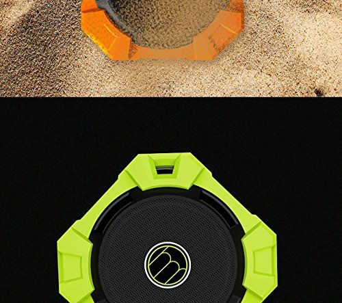 Mini Portable Three Anti-armor Military Armor Wireless Bluetooth Speaker Color Green N2