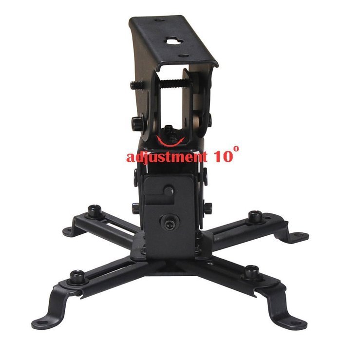 VideoSecu LCD DLP Projector Vaulted Ceiling Mount Bracket with Adjustable Extension Pole to 26.7" - Black PJ2B... N5