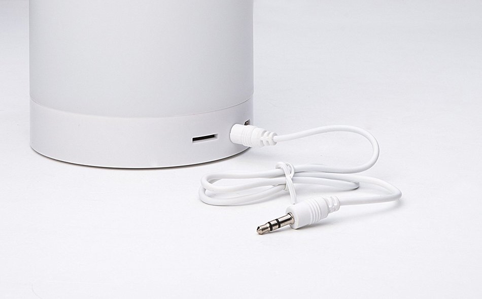 Portable Wireless Bluetooth Speaker and LED Quality Sound Touch Light Sensor MP3 Player MicroSD Card AUX Build-In... N4