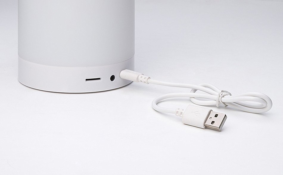 Portable Wireless Bluetooth Speaker and LED Quality Sound Touch Light Sensor MP3 Player MicroSD Card AUX Build-In... N5