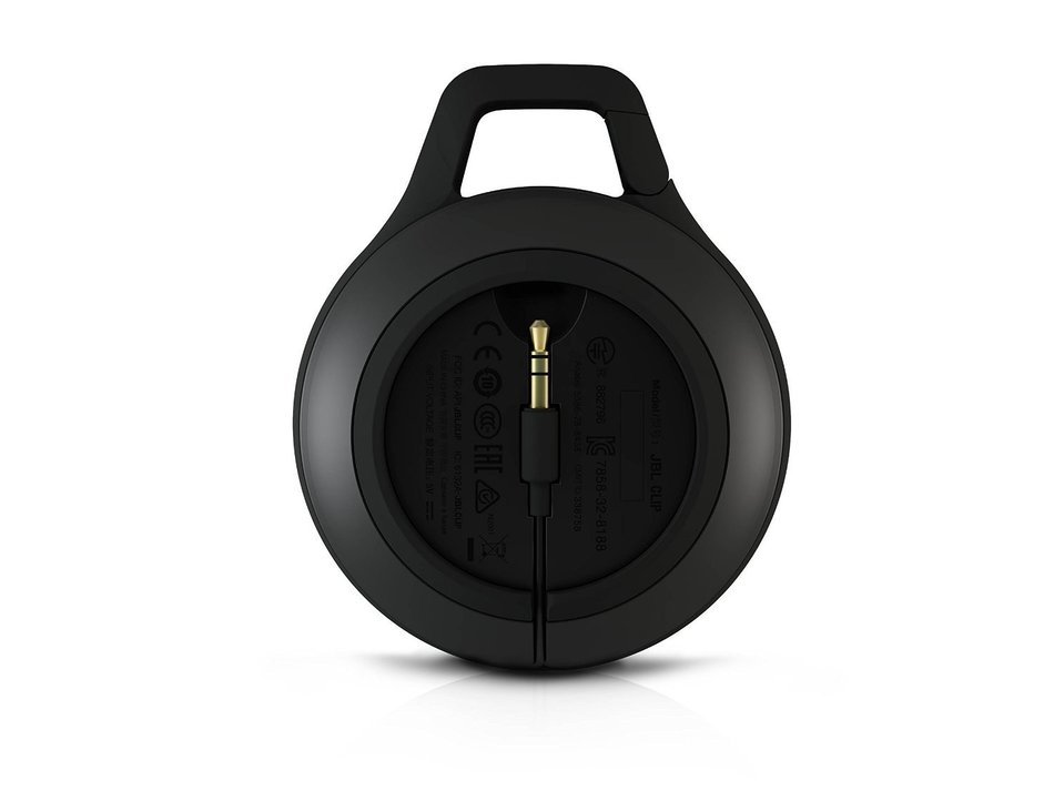 JBL Clip Portable Bluetooth Speaker in Black (Manufacturer Refurbished) -w/Universal Stylus N2
