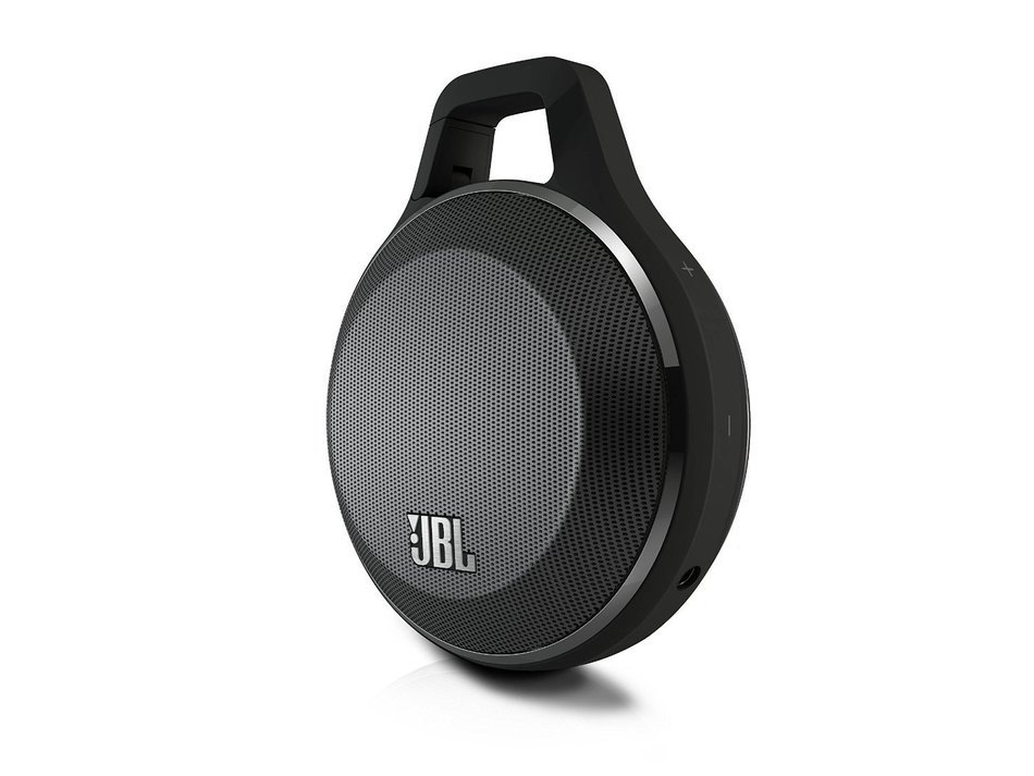 JBL Clip Portable Bluetooth Speaker in Black (Manufacturer Refurbished) -w/Universal Stylus N4