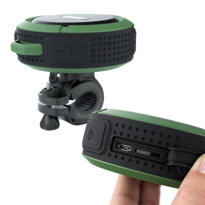 Helencasa Wireless Bluetooth 3.0 Waterproof Outdoor & Shower Speaker with 5W Speaker/Suction Cup/Mic/Hands-Free... N6