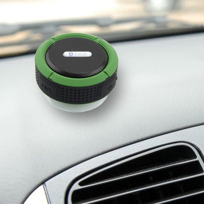 Helencasa Wireless Bluetooth 3.0 Waterproof Outdoor & Shower Speaker with 5W Speaker/Suction Cup/Mic/Hands-Free... N7