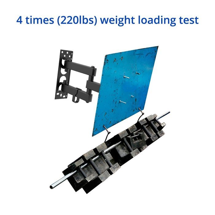TV Wall Mount Bracket Full Motion Articulating Swivel & Tilt for most 17"-42" LED LCD Plasma Flat Screen Monitor N4