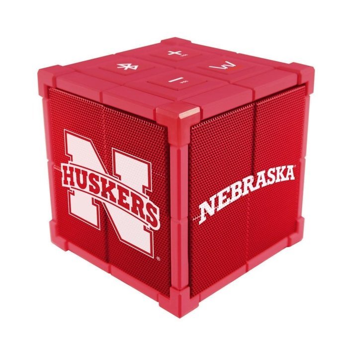 Wiseways Kube Bluetooth Collegiate Speaker for Nebraska school
