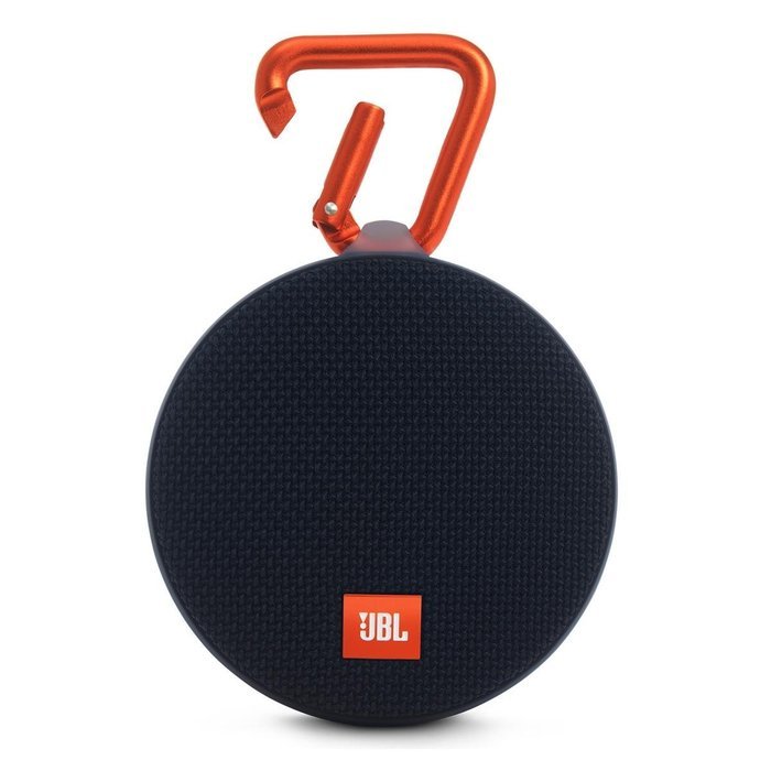 JBL Clip 2 Waterproof Portable Bluetooth Speaker Pair (Black/Teal) N2