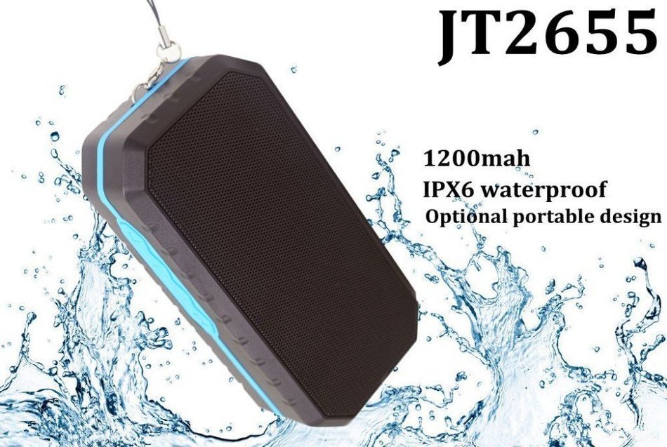 Outdoor Sport Bluetooth Speakers IPX6, Portable, Handsfree, Waterproof, 1200MAH Battery, Build-in Microphone ,... N2