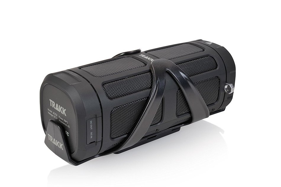 TRAKK ACTIV TR510BL Waterproof 16W 360 Degree Portable Bluetooth 4.0 Bike Speaker with 6000 mAh Battery, Blue N9