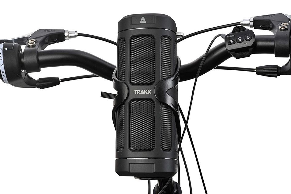 TRAKK ACTIV TR510BL Waterproof 16W 360 Degree Portable Bluetooth 4.0 Bike Speaker with 6000 mAh Battery, Blue N10