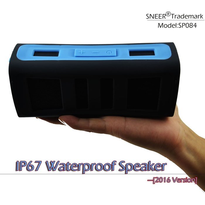 IPX67 Waterproof Sport Speakers,SNEER Portable Wireless Speaker Bluetooth 4.0 6W Enhanced Bass Speakers for Outdoor... N9