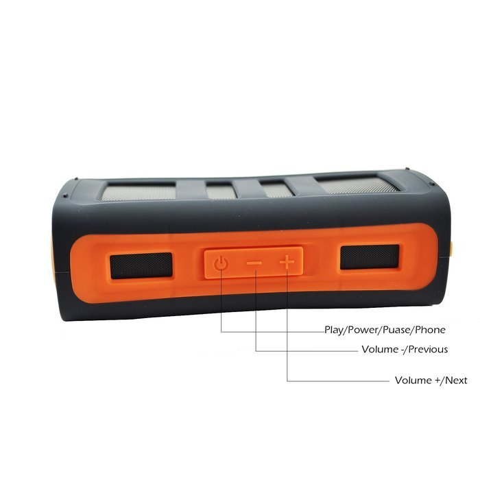 IPX67 Waterproof Sport Speakers,SNEER Portable Wireless Speaker Bluetooth 4.0 6W Enhanced Bass Speakers for Outdoor... N19