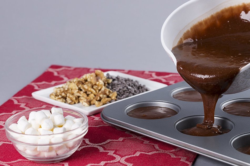Mrs. Fields Cutie Mini Brownie Bites Pan, Metallic N19