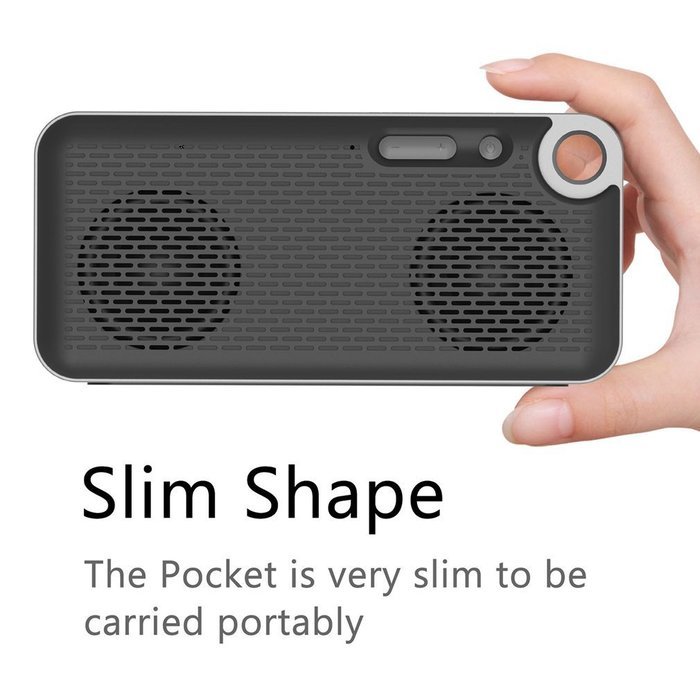 FIIL Portable Wireless Bluetooth Speaker, Enhance Bass with Built-in Mic for iPhone, iPad and More N3