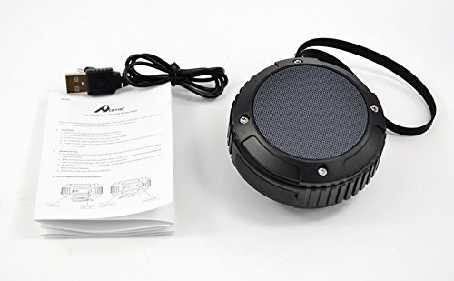 Disnix S1 IPX4 splash-proof Outdoor Bluetooth Speaker Rugged Structure Durable Use Bluetooth Shower Speaker -... N4