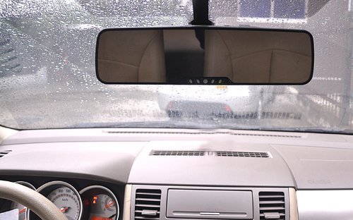 Bluetooth Car Rearview Mirror with Wireless Backup Camera + 3.5''tft Screen + Wireless Earphone + 2 Speakers +... N7