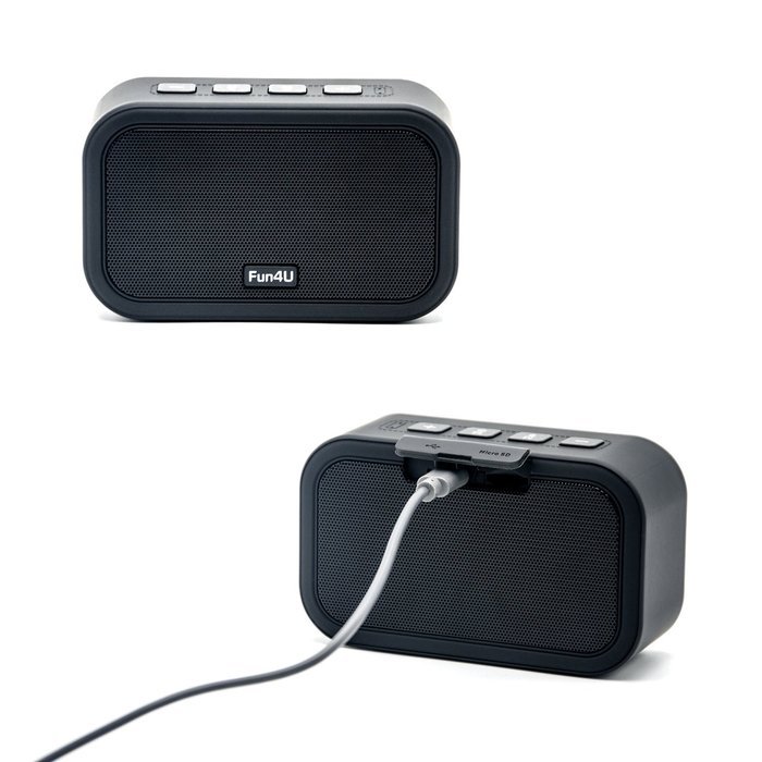 iFun4U Stereo Bluetooth Speaker, Mini Portable Wireless Speaker with Microphone, Micro SD MP3 Player TF Card Reader... N5