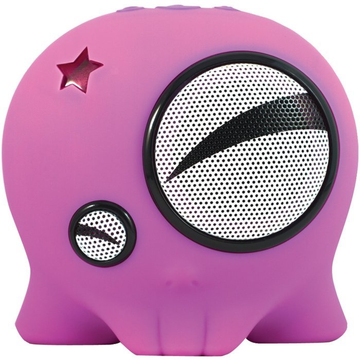 Boombotix Boombot1 Portable Weatherproof Speaker (Squinty Pink)