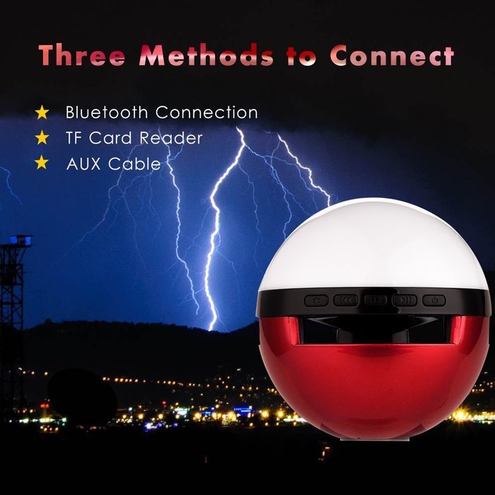 Pokemon Go Bluetooth Speaker, BUMMD Wireless Mini Portable Speaker with Colorful Flashing, Build-in Microphone... N2