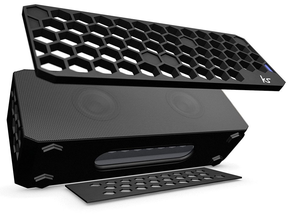 KitSound Hive Bluetooth Wireless Universal Portable Speaker Compatible with Smartphones, Tablets and MP3 Devices... N5