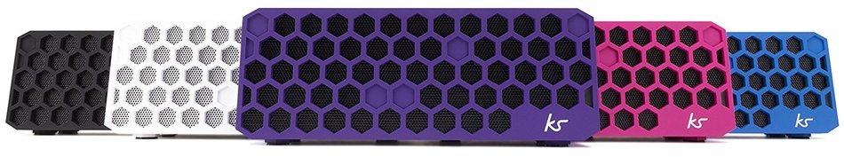 KitSound Hive Bluetooth Wireless Universal Portable Speaker Compatible with Smartphones, Tablets and MP3 Devices... N12