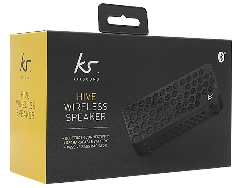 KitSound Hive Bluetooth Wireless Universal Portable Speaker Compatible with Smartphones, Tablets and MP3 Devices... N13