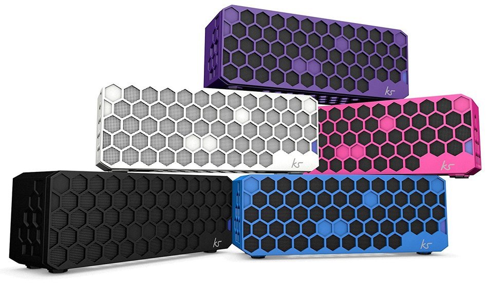 KitSound Hive Bluetooth Wireless Universal Portable Speaker Compatible with Smartphones, Tablets and MP3 Devices... N26