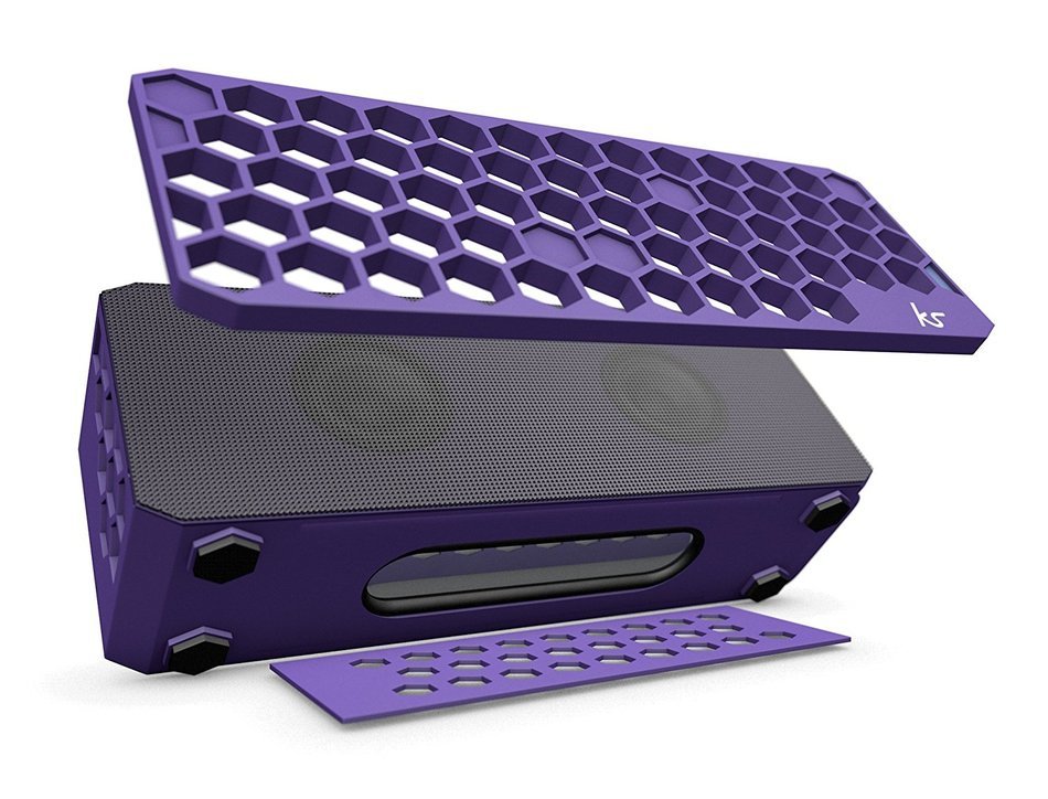KitSound Hive Bluetooth Wireless Universal Portable Speaker Compatible with Smartphones, Tablets and MP3 Devices... N33