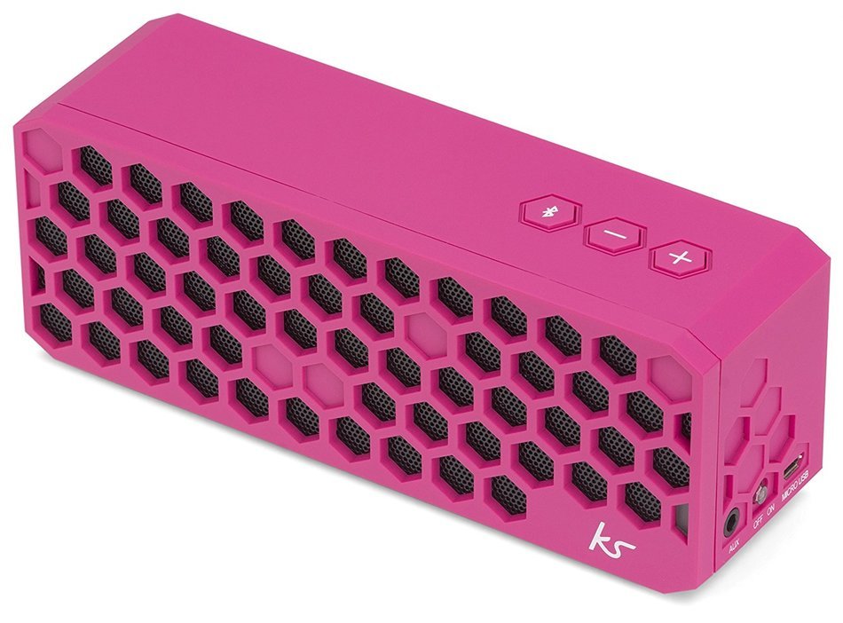 KitSound Hive Bluetooth Wireless Universal Portable Speaker Compatible with Smartphones, Tablets and MP3 Devices... N47