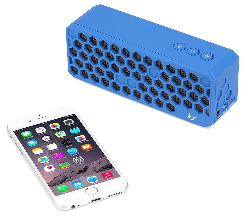 KitSound Hive Bluetooth Wireless Universal Portable Speaker Compatible with Smartphones, Tablets and MP3 Devices... N58