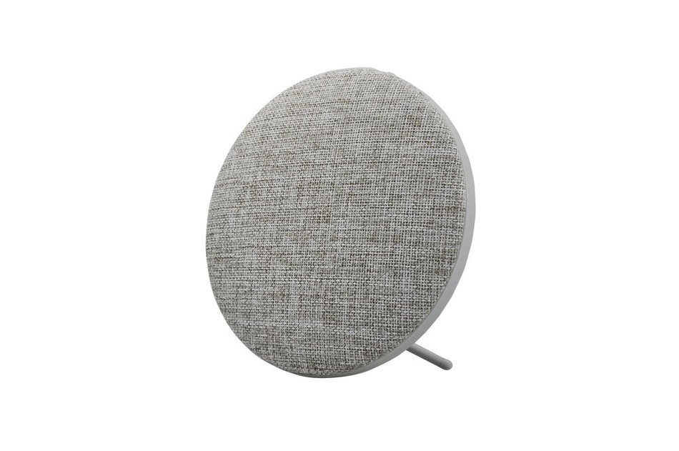 Portable Fabric Design Bluetooth Speaker with Removable Back Stand (Grey)