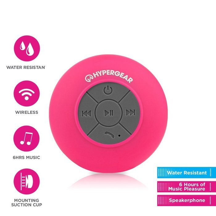 HyperGear H2O Water Resistant Wireless Indoor/Outdoor HD Speaker, Built-In Microphone, Bluetooth 3.0 Technology... N20
