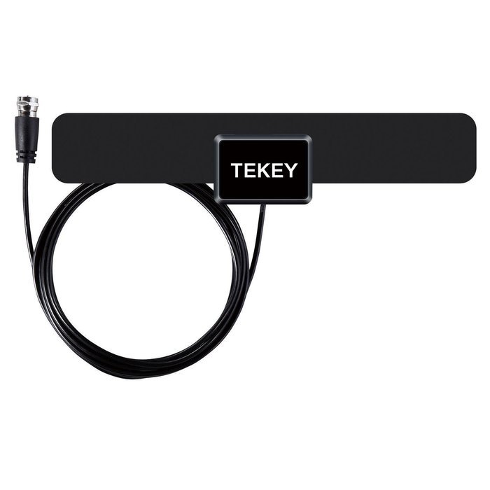 TEKEY TV Antenna 50 Miles Range Super Thin Digital Indoor HDTV Antenna with 10ft High Performance Coax Cable,Extremely... N6