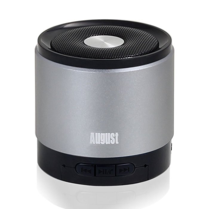 August MS425 Portable Bluetooth Wireless Speaker with Microphone &ndash; Powerful Wireless Speaker and Cell Phone Hands...