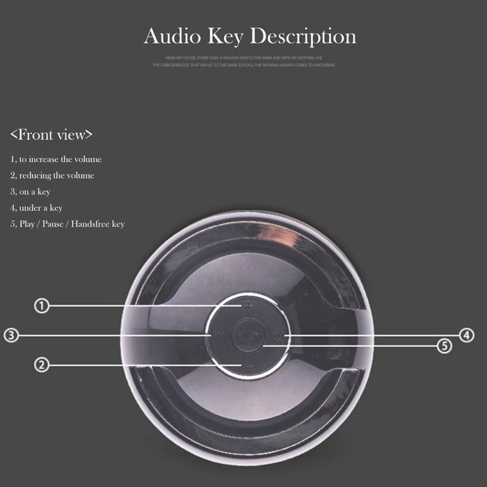 Mini Subwoofer Speaker AJ-69, Generic Portable Wireless Bluetooth 2.1+EDR Stereo Speaker With Hands-free Calling... N17