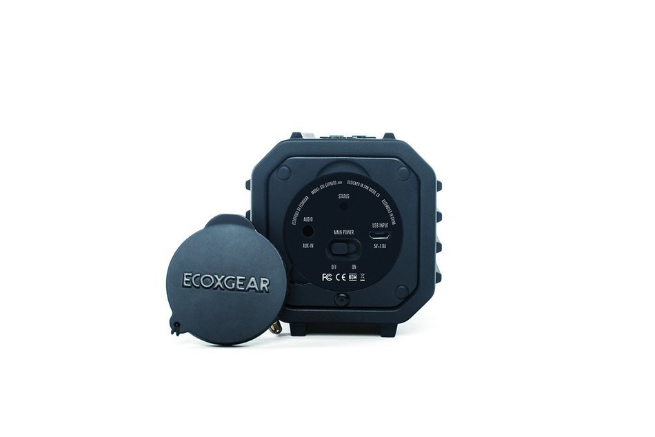 ECOXGEAR Ecopebble Rugged and Waterproof Wireless Bluetooth Speaker - Retail Packaging - Black N5