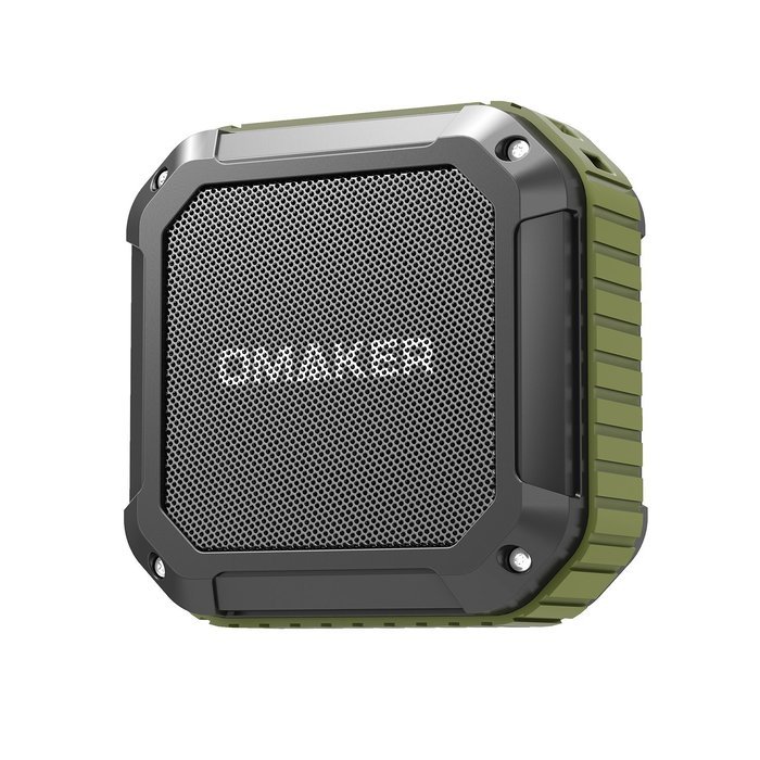 Omaker M4 Portable Bluetooth 4.0 Speaker with 12 Hour Playtime for Outdoors or Shower(Army Green)