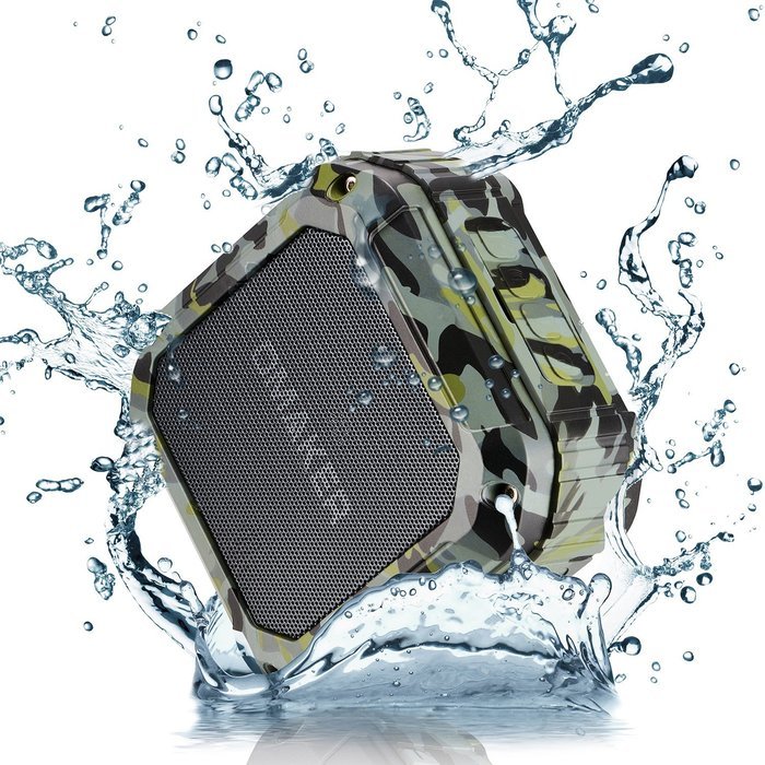 Omaker M4 Portable Bluetooth 4.0 Speaker with 12 Hour Playtime for Outdoors or Shower(Army Green) N27