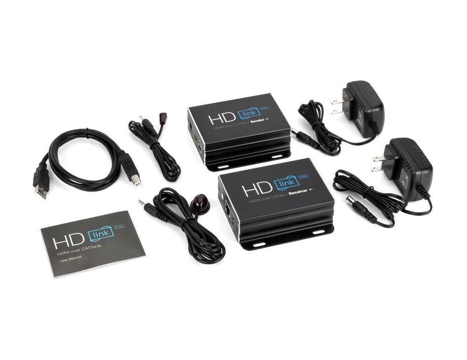 Sewell Direct SW-29969 Over 175ft 1080p HD-Link HDMI Over Single Cat5 Extender N12