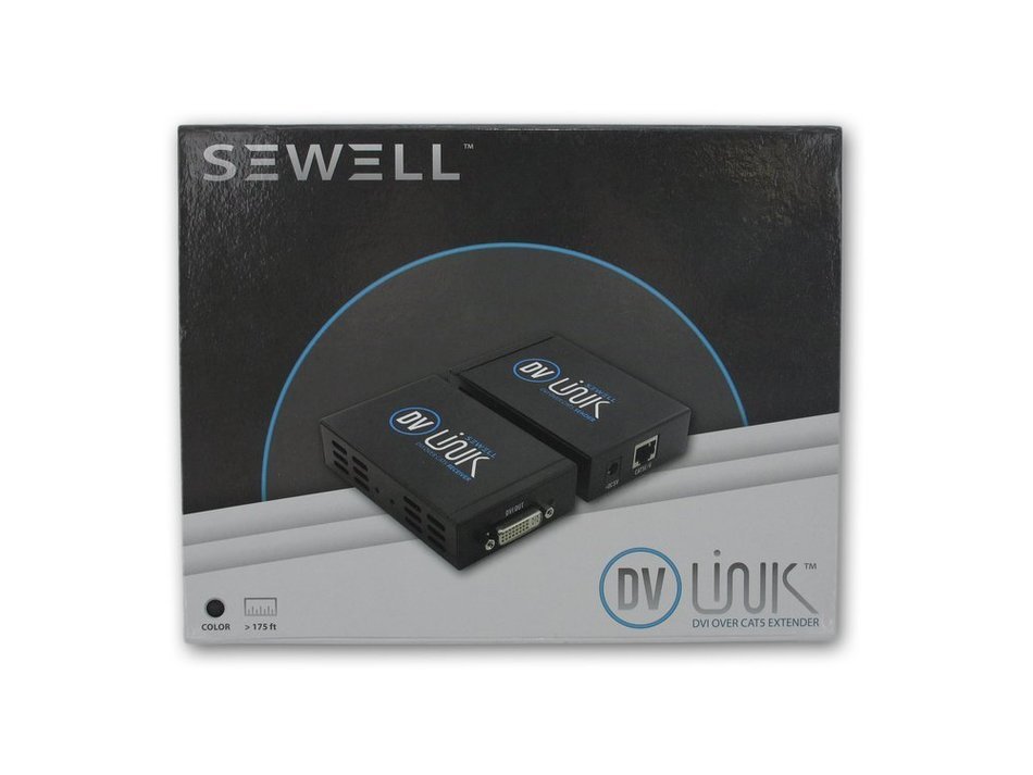 Sewell Direct SW-29969 Over 175ft 1080p HD-Link HDMI Over Single Cat5 Extender N34