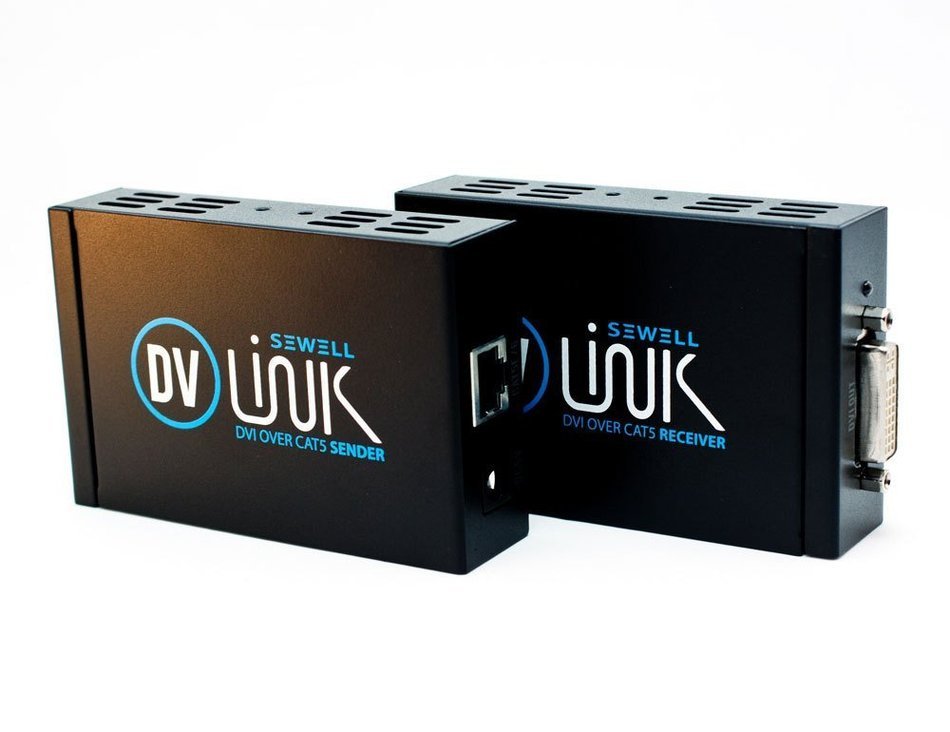 Sewell Direct SW-29969 Over 175ft 1080p HD-Link HDMI Over Single Cat5 Extender N38
