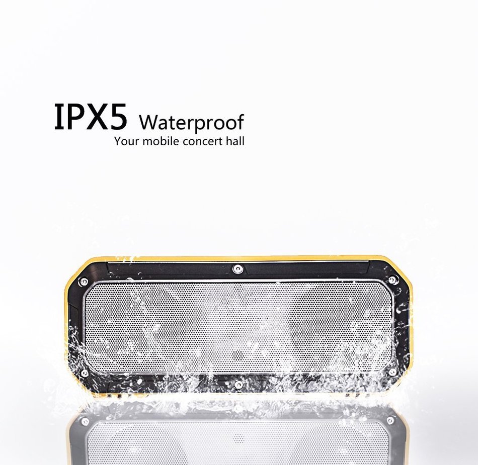 Arespark Shockproof Splashproof Dustproof Wireless Bluetooth Speaker for Biking with NFC and Mic Compatible with... N2