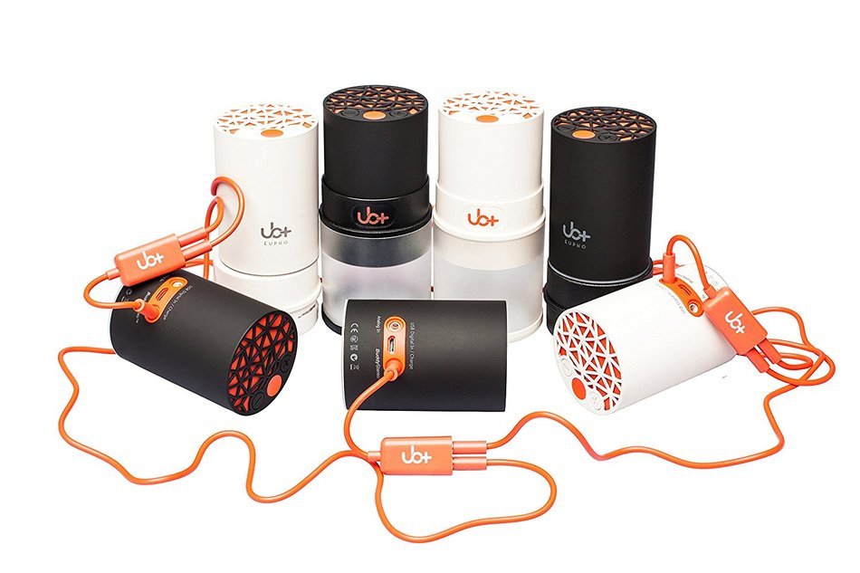 UB+ Eupho Portable Bluetooth Speaker with Expansion Casing Bundle - Warm Grey - Modular N7